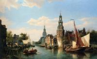 Cornelis Christiaan Dommelshuizen - The Montelbaans Tower Amsterdam